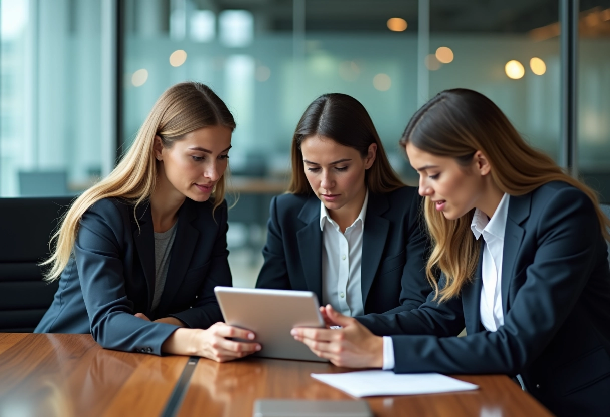 Groupe d employes discute checklist cybersecurite en salle